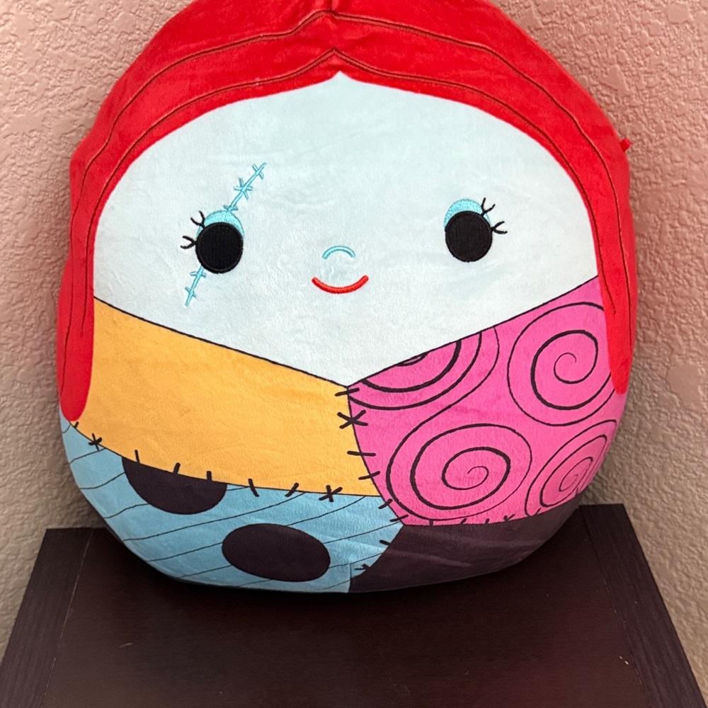 Disney Red and Multicolor Stuffed Animal